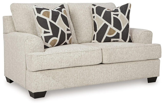 Ashley Heartcort Loveseat - Quartz