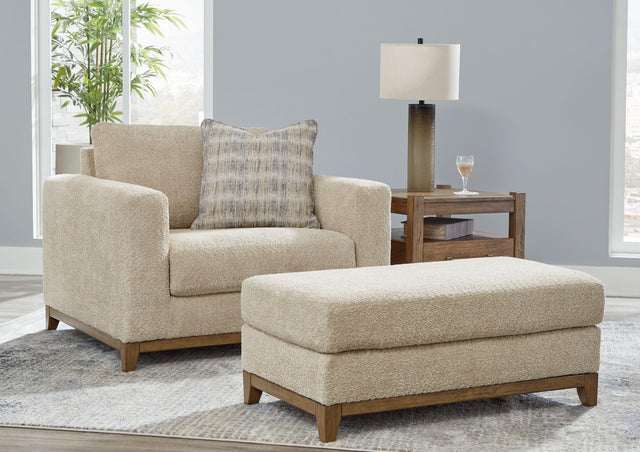Ashley Parklynn - Desert - 2 Pc. - Chair And A Half, Ottoman