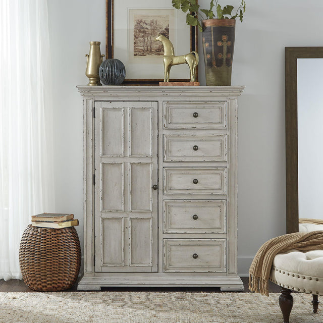 Liberty Furniture Big Valley - Door Chest - Whitestone