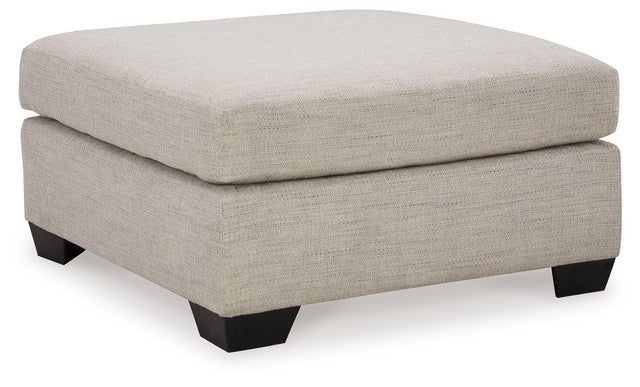 Ashley Mahoney Oversized Accent Ottoman - Pebble