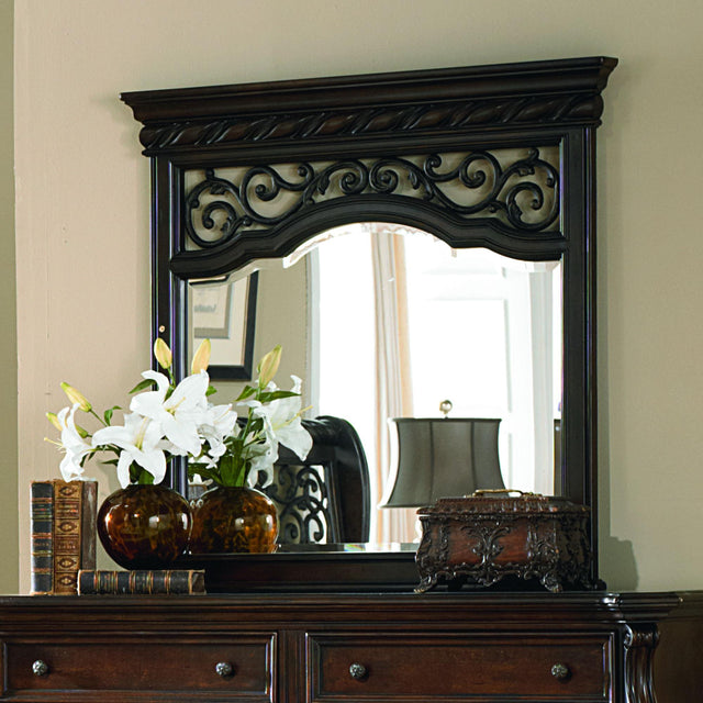 Liberty Furniture Arbor Place - Landscape Mirror - Dark Brown