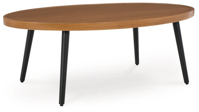 Ashley Horizon Hall Cocktail Table - Two-tone Brown