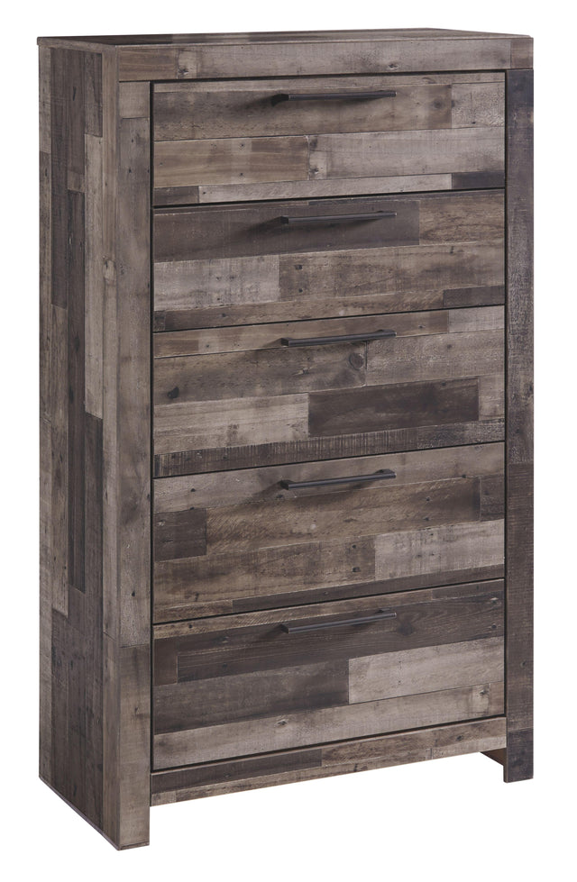 Ashley Derekson Five Drawer Chest - Multi Gray