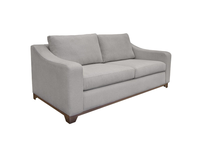 International Furniture Direct Natural Parota - Loveseat - Almond Gray
