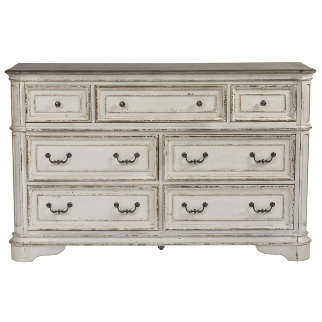 Liberty Furniture Magnolia Manor - 7 Drawer Dresser - White