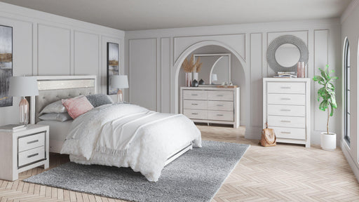 Ashley Altyra - White - 8 Pc. - Dresser, Mirror, Chest, Queen Panel Bed, 2 Nightstands