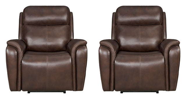 Parker House Cascade - Power Recliner (Set of 2) - Auburn