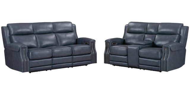 Parker House Hensley - Power Reclining Sofa And Loveseat - Marina Dream