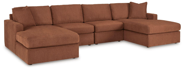Ashley Modmax - Spice - 4-Piece Sectional With Laf And Raf Corner Chaises