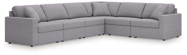 Ashley Modmax - Granite - 6-Piece Sectional With Laf Corner Chair And Raf Corner Chair