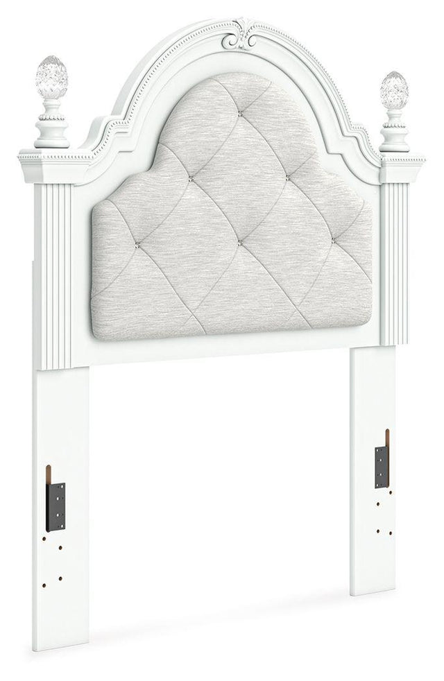 Ashley Kozlani Twin UPH Panel Headboard - White