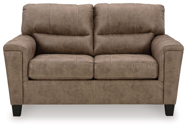 Ashley Navi Loveseat - Fossil