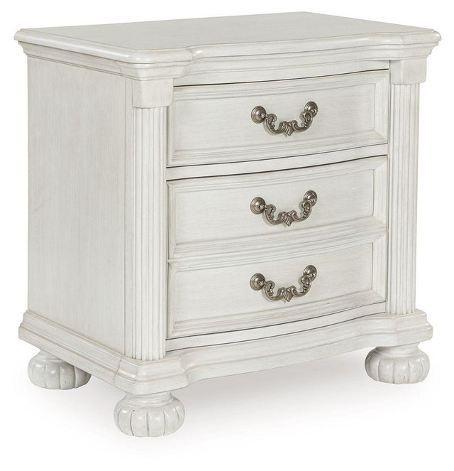 Ashley Montelaine Three Drawer Night Stand - Antique White