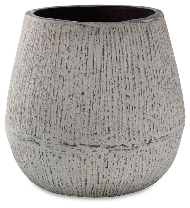 Ashley Claymount Vase - Distressed Brown