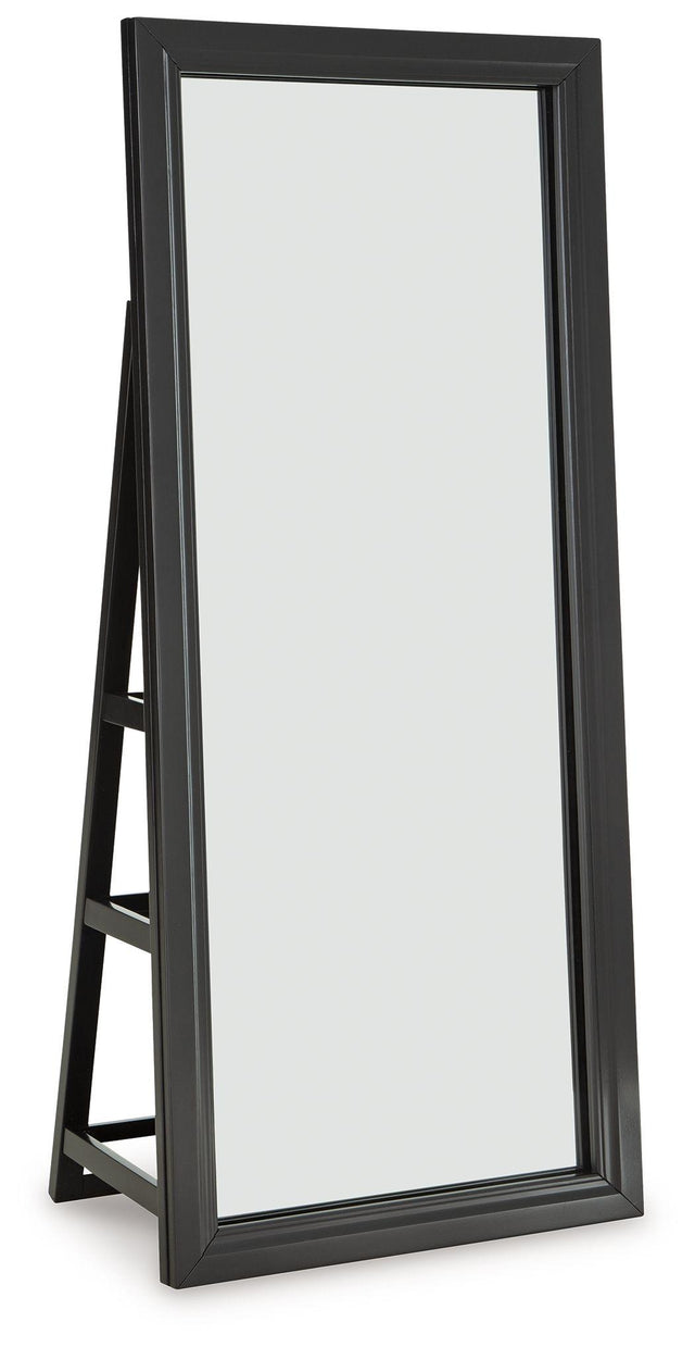 Ashley Evesen Floor Standing Mirror/Storage - Black