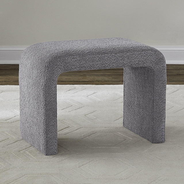 Liberty Furniture Cascade Falls - Upholstered Accent Stool - Gray