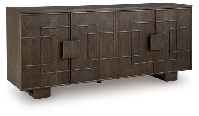 Ashley Cato Accent Cabinet - Dark Brown