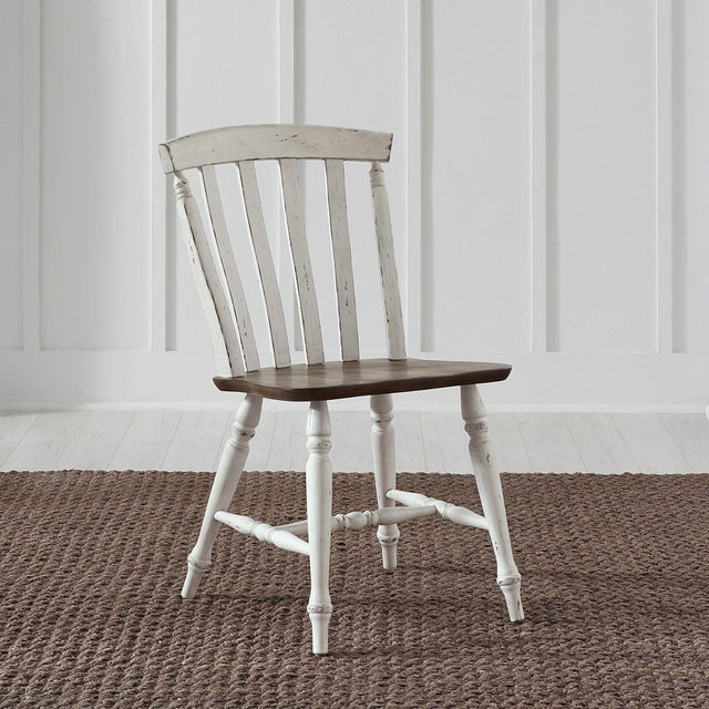 Liberty Furniture Al Fresco - Slat Back Side Chair (RTA) - White