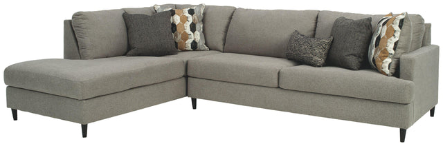 Ashley Santasia - Granite - Left Arm Facing Corner Chaise 2 Pc Sectional