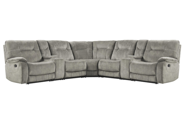 Parker House Cooper - 7 Piece Modular Manual Reclining Sectional - Shadow Natural