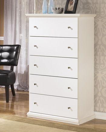 Ashley Bostwick Shoals Five Drawer Chest - White
