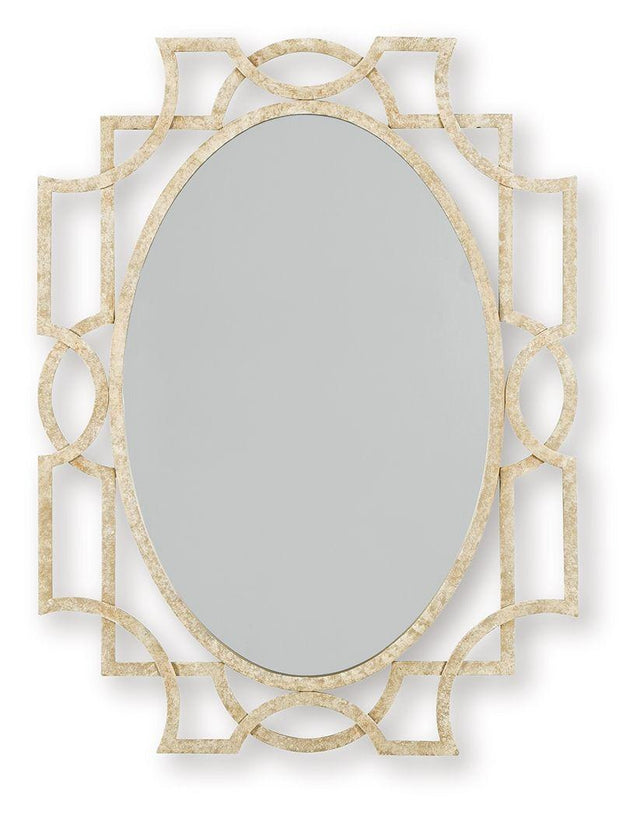Ashley Fulkmore Accent Mirror - Antique Gold Finish