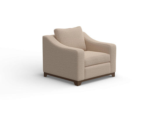 International Furniture Direct Natural Parota - Armchair - Capuccino Brown