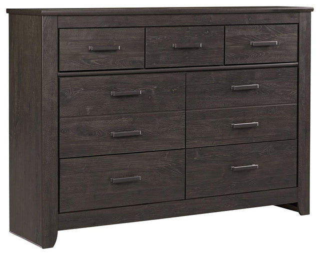 Ashley Brinxton Seven Drawer Dresser - Charcoal