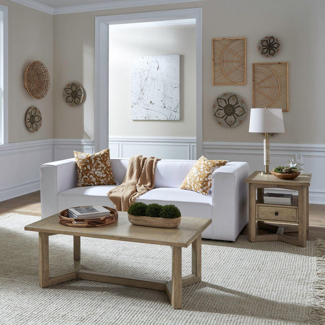 Liberty Furniture Proximity Place - 3 Piece Table Set - Barley Buff