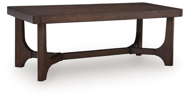 Ashley Korestone Rectangular Cocktail Table - Dark Brown
