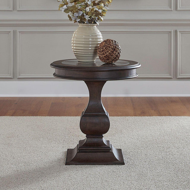 Liberty Furniture Provence Park - Round End Table - Brown