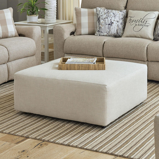 Catnapper Searsport - Castered Cocktail Ottoman - Cement / Tan