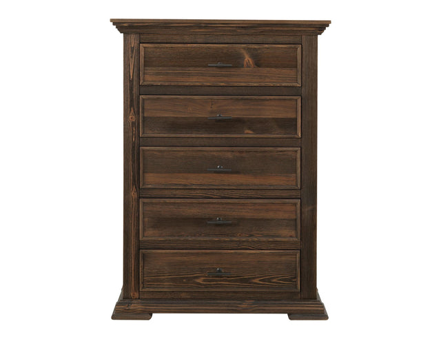 International Furniture Direct Desire - Chest - Mahogany Brown