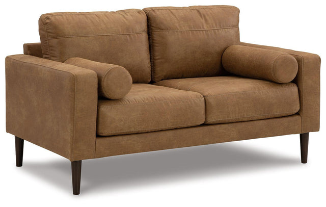 Ashley Telora Loveseat - Caramel