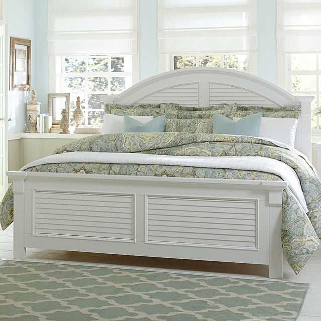 Liberty Furniture Summer House - King Panel Bed - White