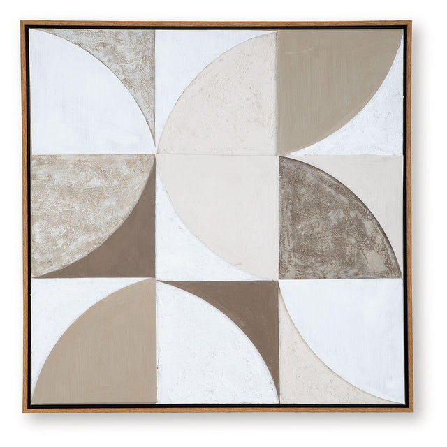 Ashley Harelman Wall Art - Tan/Taupe/White