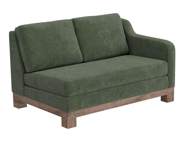 International Furniture Direct Samba - Loveseat - Olive Green