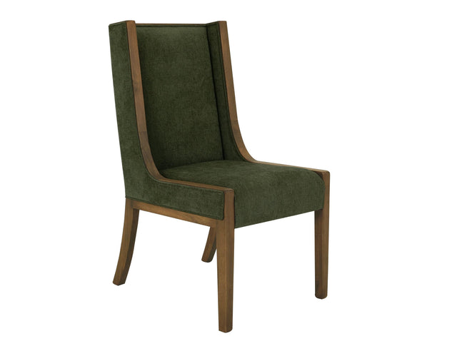 International Furniture Direct Mezquite - Upholstered Chair (Set of 2) - Olive Green