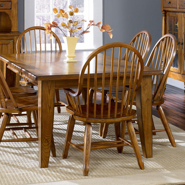 Liberty Furniture Treasures - 5 Piece Dining Room Set - Light Brown