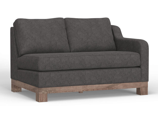 International Furniture Direct Samba - Loveseat - Iron Gray