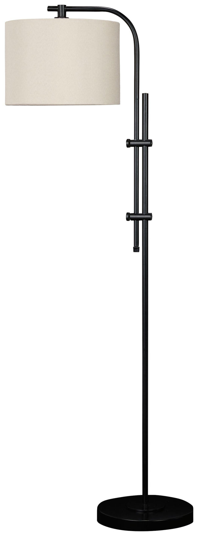 Ashley Baronvale Metal Floor Lamp (1/CN) - Black