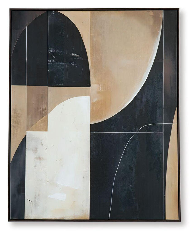 Ashley Ewanford Wall Art - Black/Brown/Tan