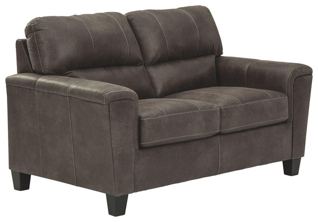 Ashley Navi Loveseat - Smoke