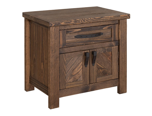 International Furniture Direct Dutton - Nightstand - Brown