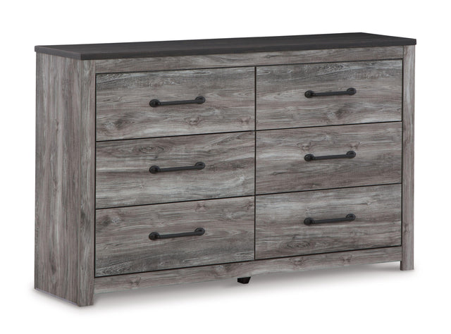 Ashley Bronyan Six Drawer Dresser - Dark Gray