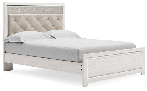 Ashley Altyra - White - Queen Panel Bed With Roll Slats