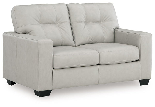 Ashley Santorine Loveseat - Bone