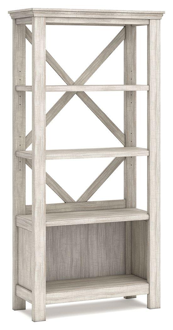 Ashley Carynhurst Large Bookcase - Whitewash