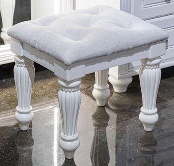 Ashley Kozlani Vanity Upholstered Stool - White