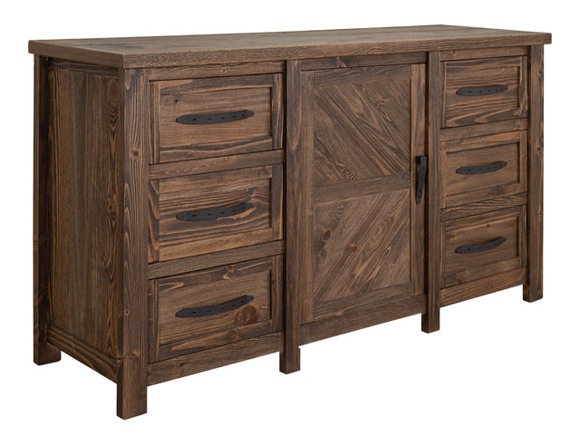 International Furniture Direct Dutton - Dresser - Brown